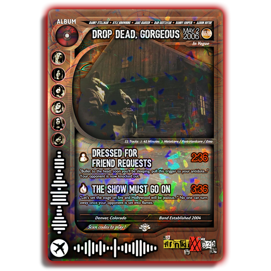 Drop Dead, Gorgeous Holographic Trading Card