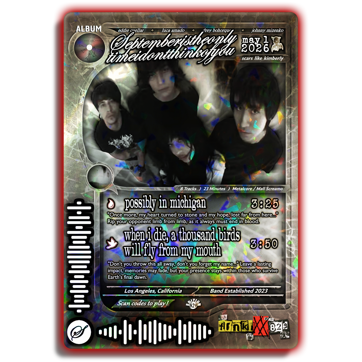 S.I.T.O.T.I.D.T.O.Y. Holographic Trading Card