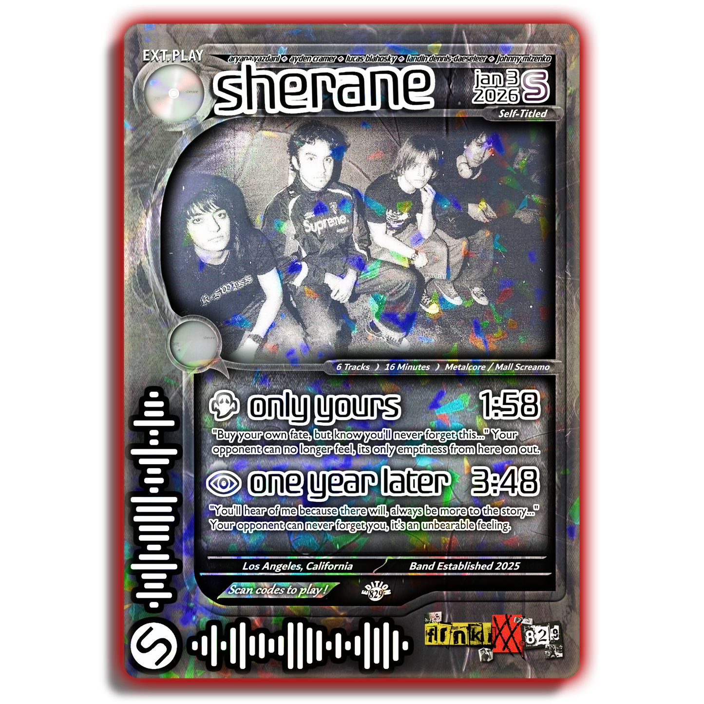 Sherane Holographic Trading Card