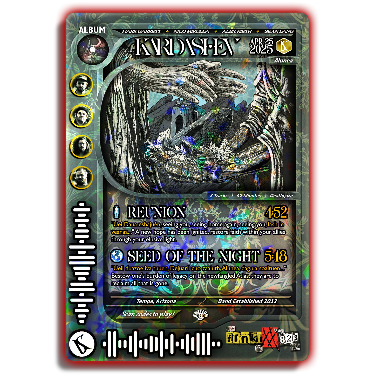 Kardashev Holographic Trading Card