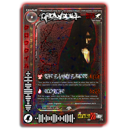 Crowquill Holographic Trading Card Set