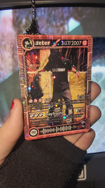 aeter Holographic Trading Card