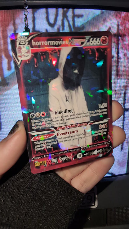 horrormovies Holographic Trading Card