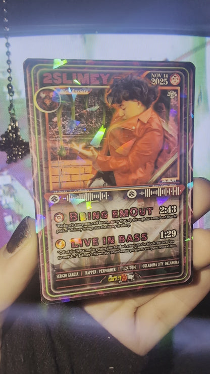 2slimey Holographic Trading Card
