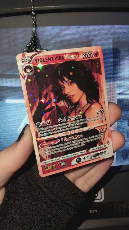 VIOLENT VIRA Holographic Trading Card Set
