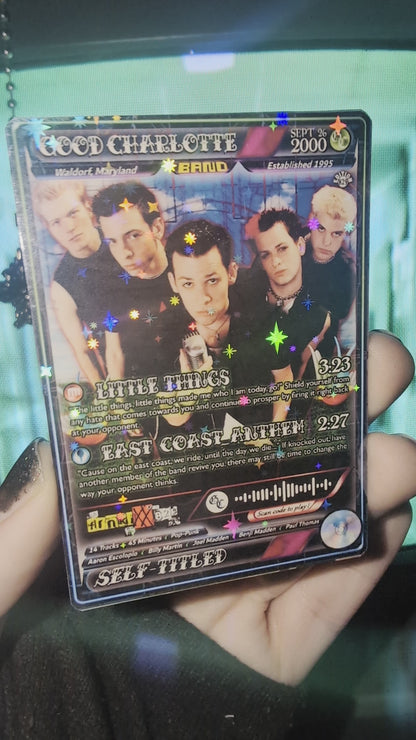 Good Charlotte Holographic Trading Card