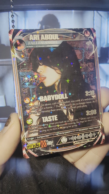 Ari Abdul Holographic Trading Card