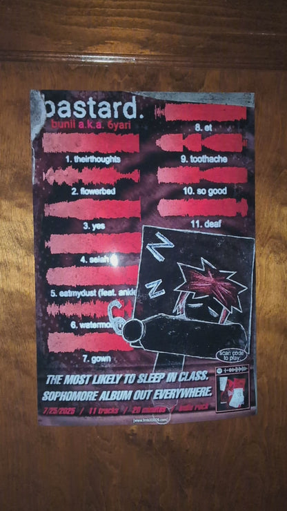bunii / 6yari - "bastard" Poster