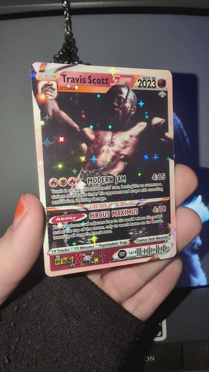 Travis Scott Holographic Trading Card