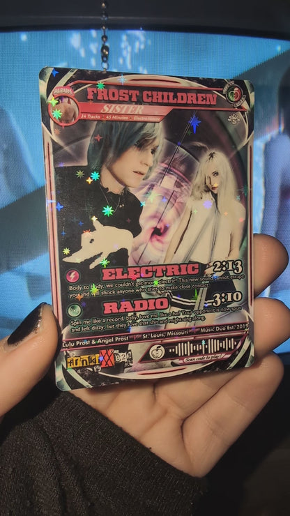 Frost Children Holographic Trading Card