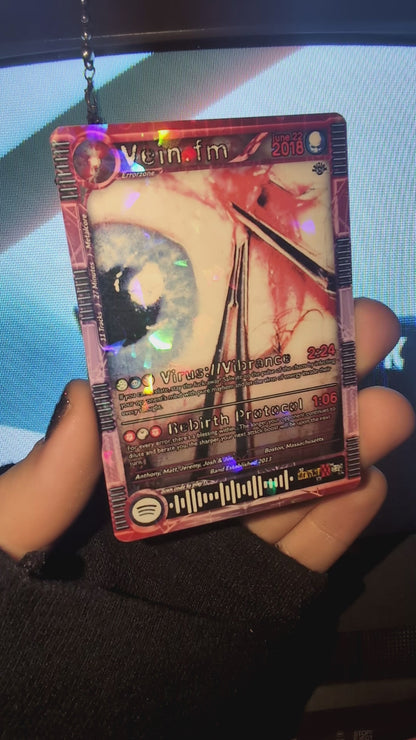 Vein.fm Holographic Trading Card