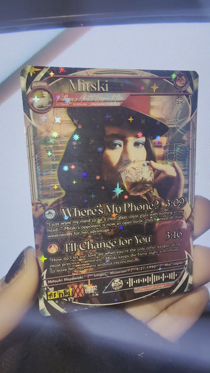 Mitski Holographic Trading Card