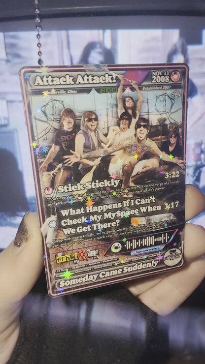 Attack Attack! Holographic Trading Card