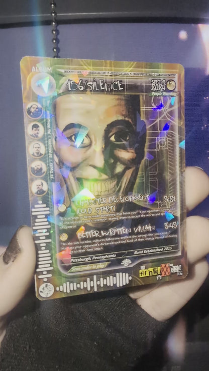 156/Silence Holographic Trading Card