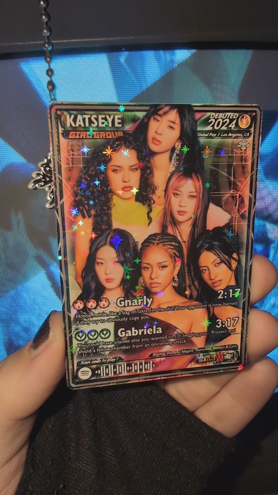 KATSEYE Holographic Trading Card – frnkiXX.829