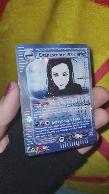 Evanescence - 'Fallen' Holographic Trading Card