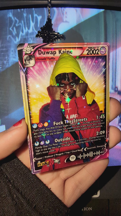 Duwap Kaine Holographic Trading Card