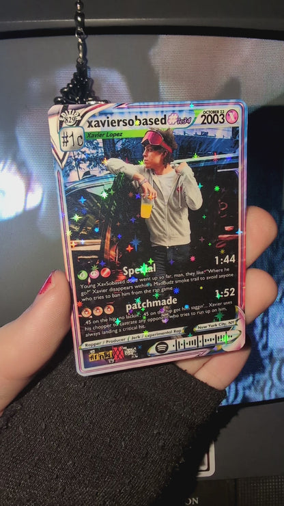 xaviersobased Holographic Trading Card