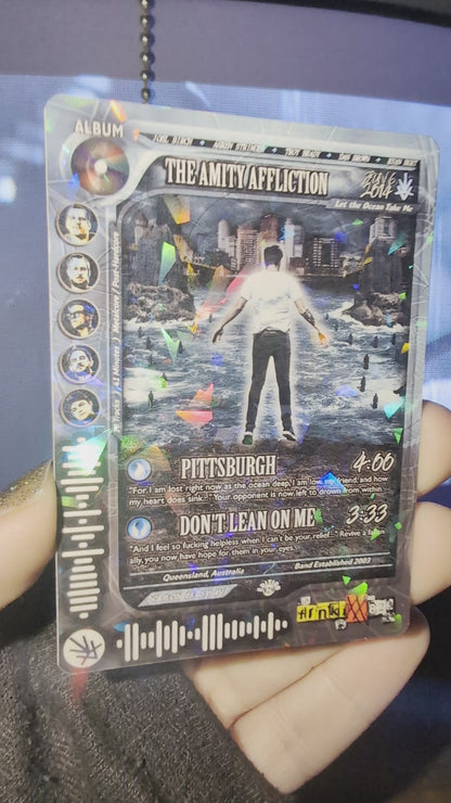 The Amity Affliction Holographic Trading Card