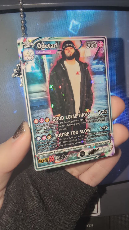 Odetari Holographic Trading Card