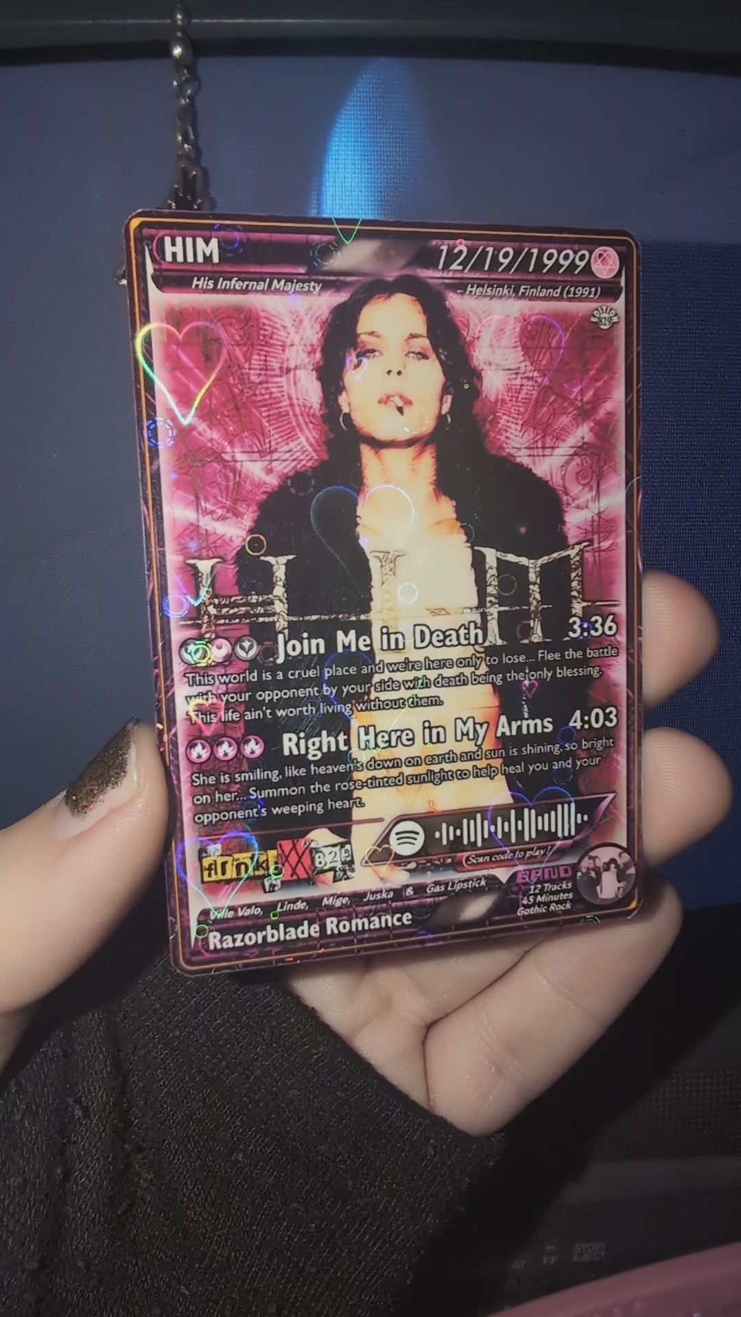 HIM Holographic Trading Card – frnkiXX.829