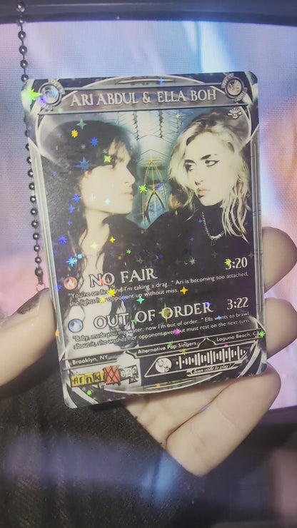 Ari Abdul & Ella Boh Holographic Trading Card