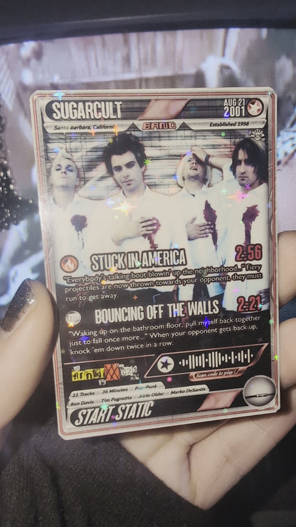 Sugarcult Holographic Trading Card