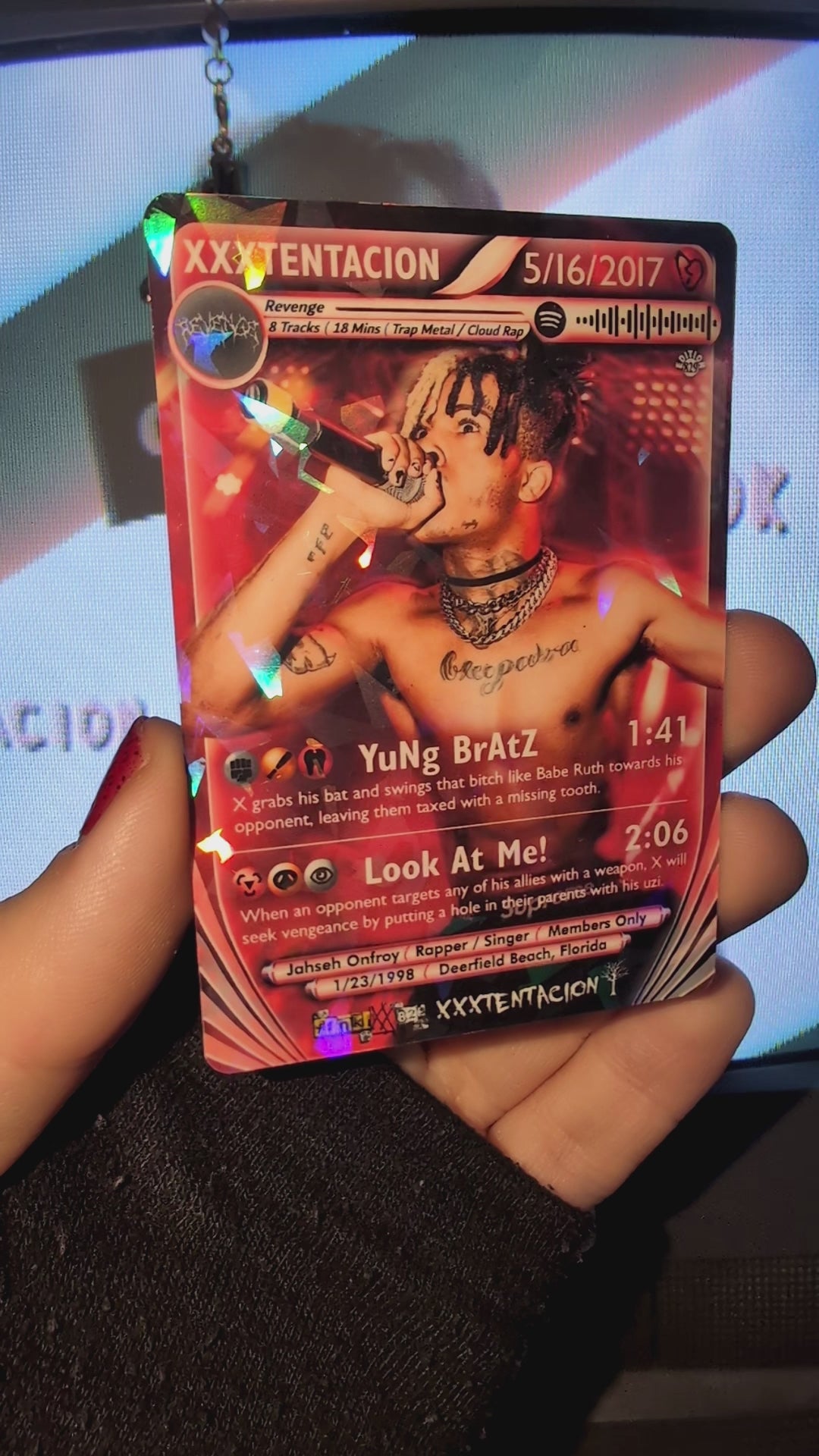 XXXTENTACION Holographic Trading Card Set – frnkiXX.829