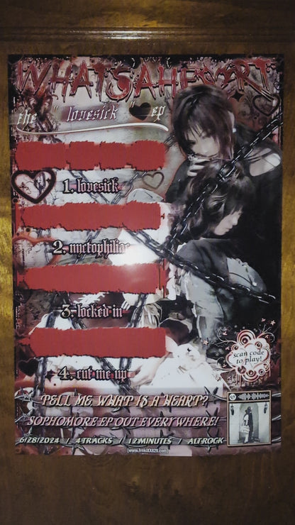whatsaheart - "lovesick" Poster