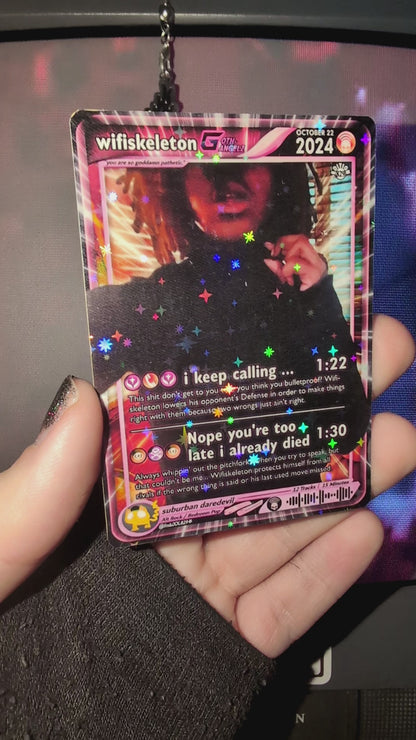 wifiskeleton Holographic Trading Card