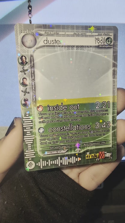 Duster Holographic Trading Card