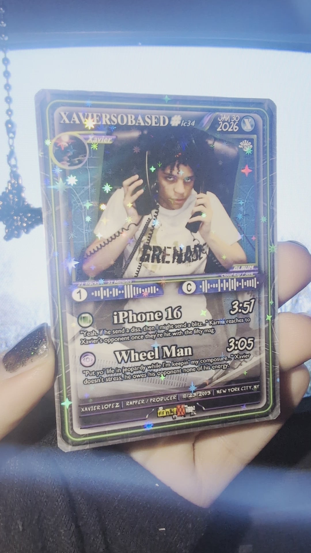 xaviersobased Holographic Trading Card Set – frnkiXX.829