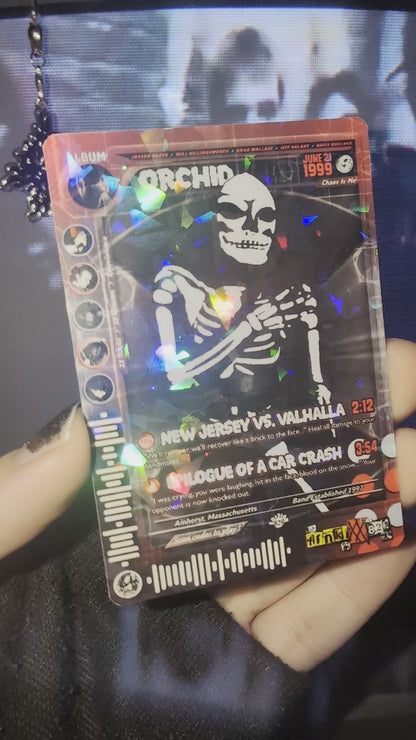 Orchid Holographic Trading Card