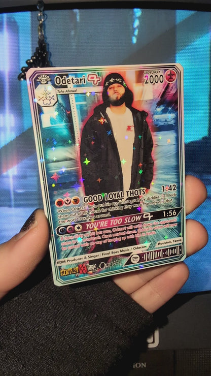 Odetari Holographic Trading Card