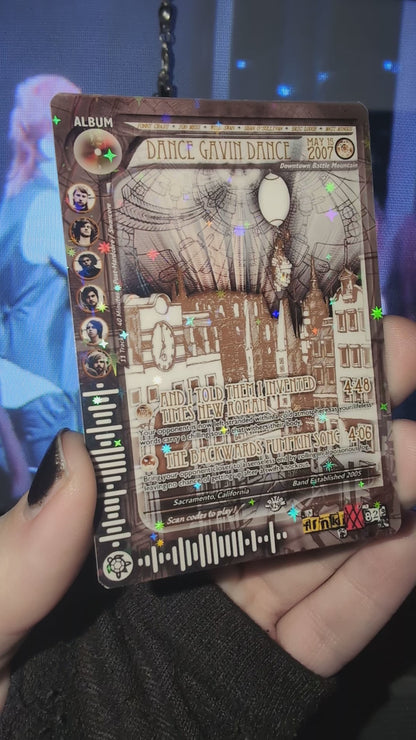 Dance Gavin Dance Holographic Trading Card