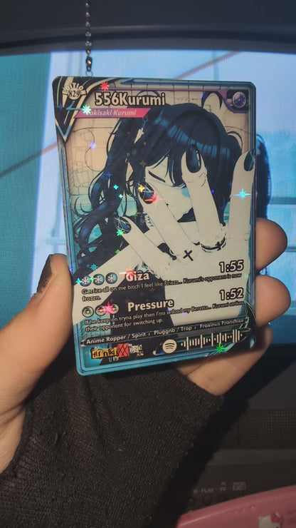 556Kurumi Holographic Trading Card