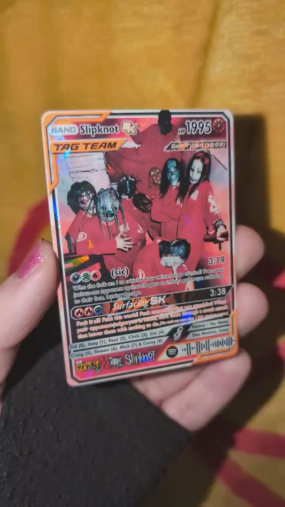 Slipknot Holographic Trading Card