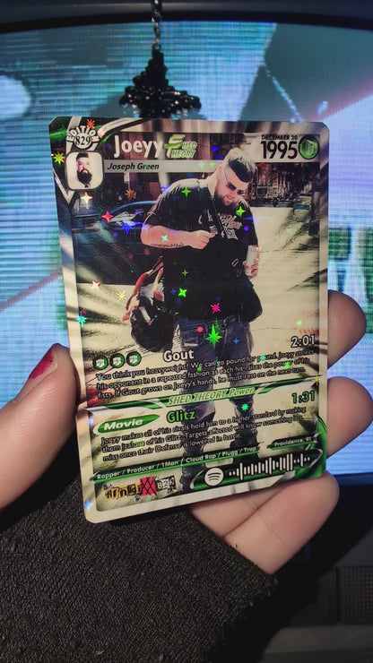 Joeyy Holographic Trading Card