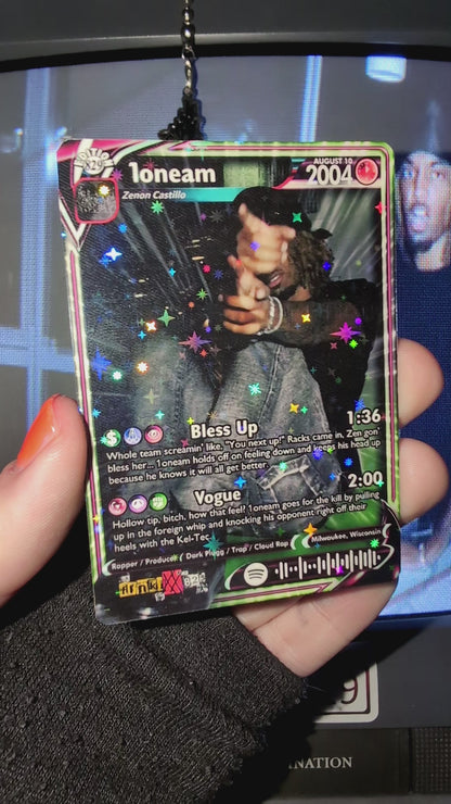 1oneam Holographic Trading Card