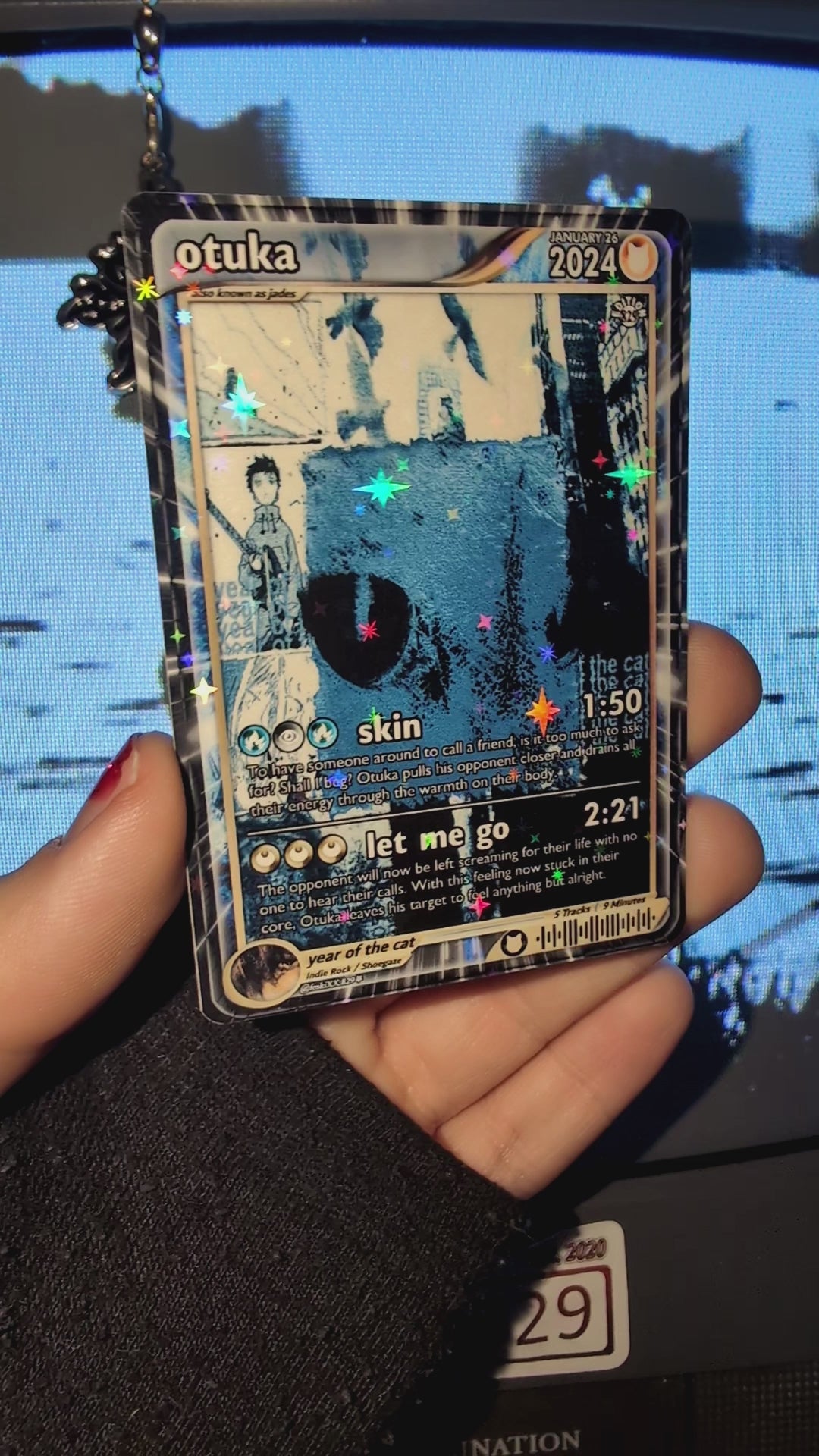 その他 omocat Holographic Card Collection AZKi Signed Weiss Schwarz Hololive Vol.2 AZKi Card HOL/W104-086SP