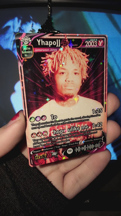 YhapoJJ Holographic Trading Card