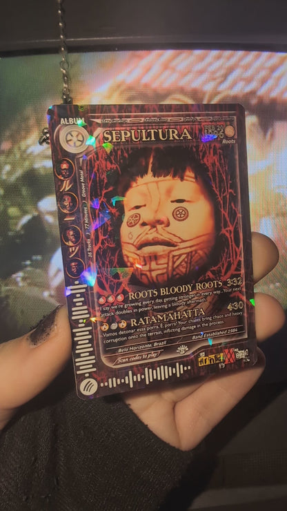 Sepultura Holographic Trading Card