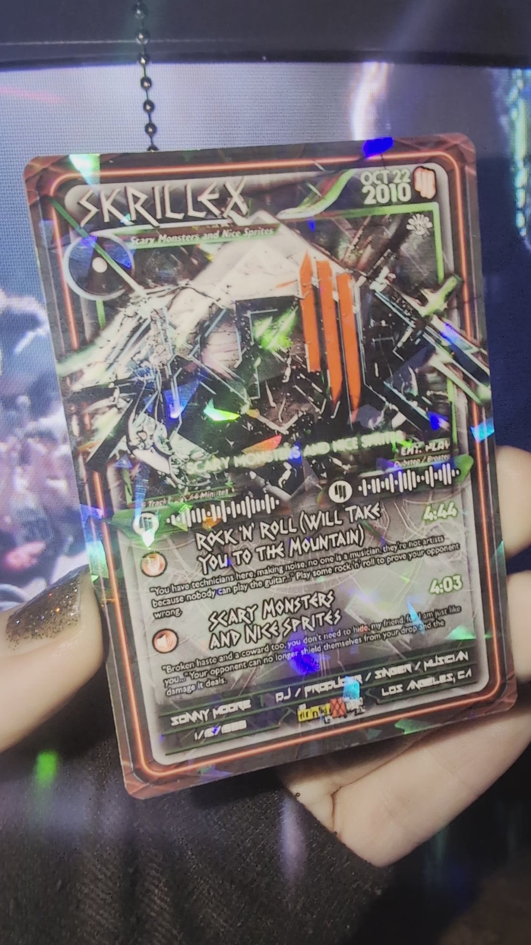 skrページ Skrillex Holographic Trading Card – frnkiXX.829