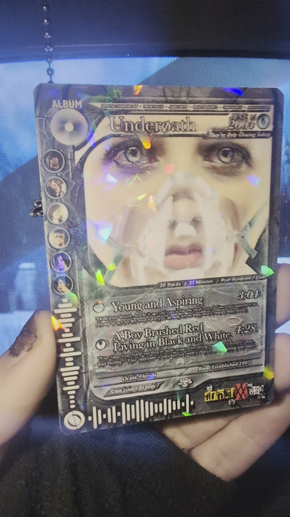Underoath Holographic Trading Card Set