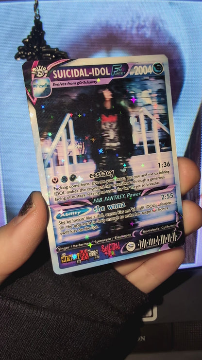 SUICIDAL-IDOL Holographic Trading Card