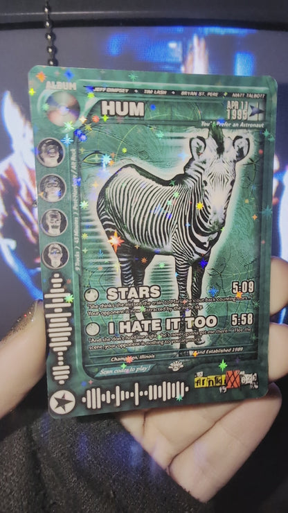 HUM Holographic Trading Card Set