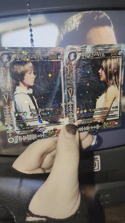 PTV Holographic Trading Card Set