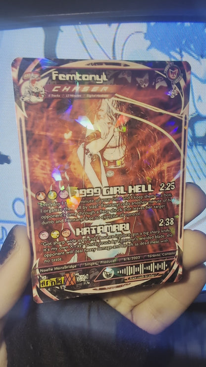 femtanyl Holographic Trading Card Set