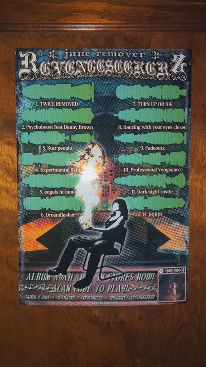Jane Remover - "Revengeseekerz" Poster
