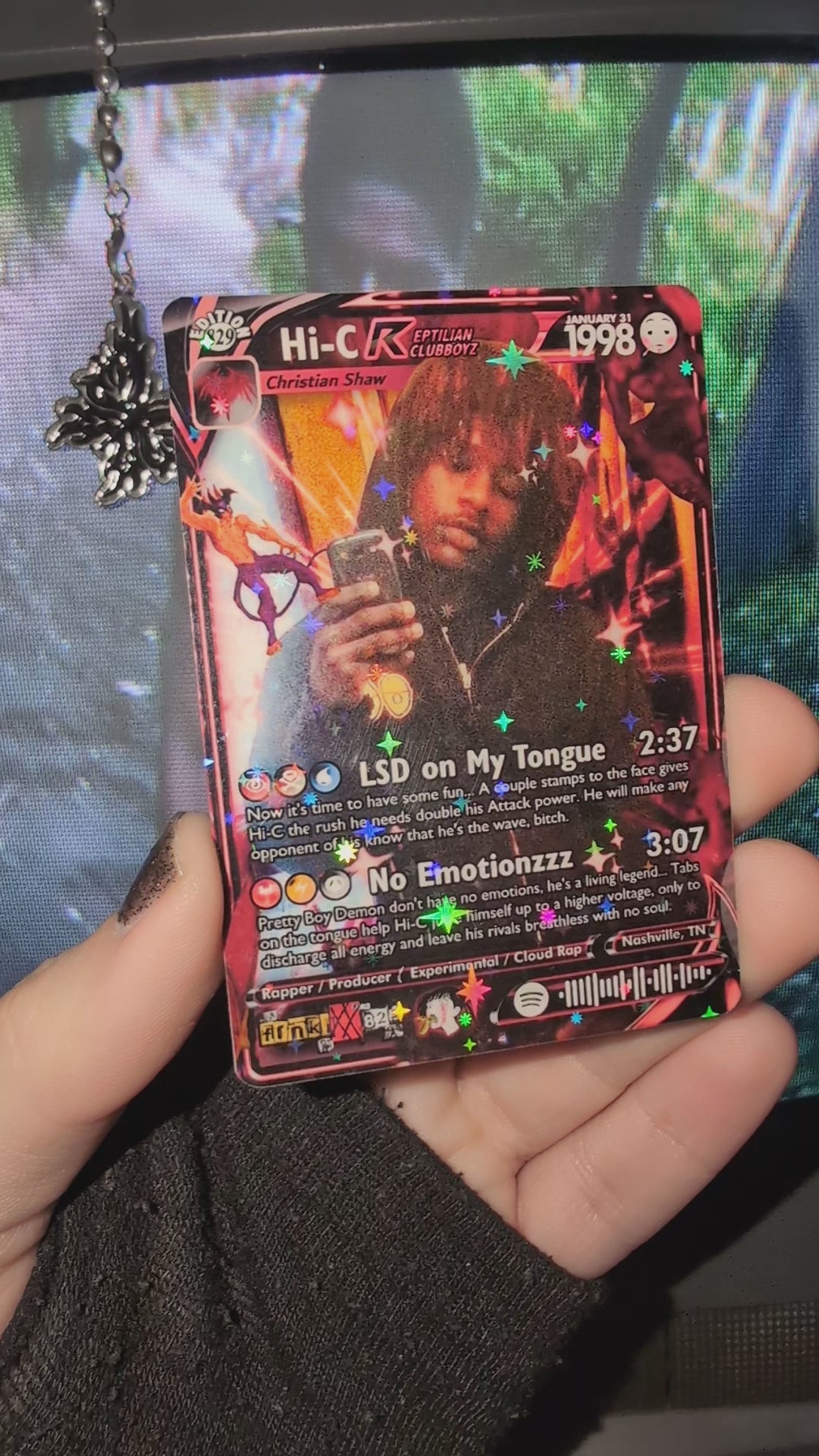 Hi-C Holographic Trading Card – frnkiXX.829